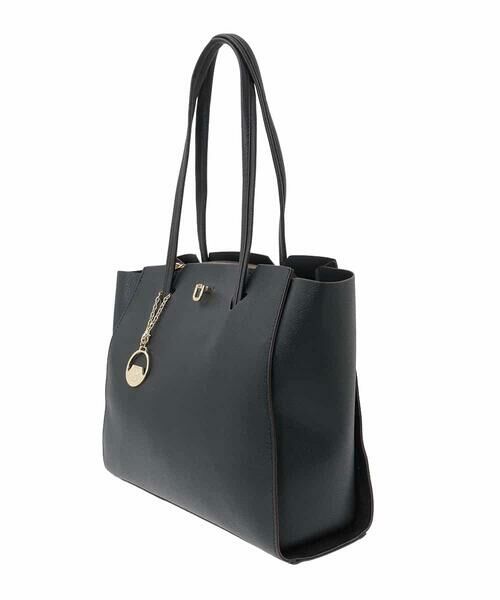 MK MICHEL KLEIN BAG / エムケーミッシェルクランバッグ トートバッグ | [A4収納可]チャーム付きデザイントートバッグ | 詳細2