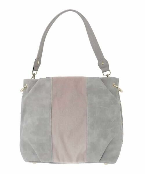 MK MICHEL KLEIN BAG / エムケーミッシェルクランバッグ ショルダーバッグ | 異素材ドッキングワンハンドルバッグ | 詳細1