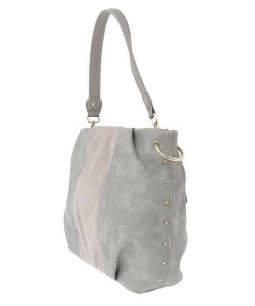 MK MICHEL KLEIN BAG / エムケーミッシェルクランバッグ ショルダーバッグ | 異素材ドッキングワンハンドルバッグ | 詳細2