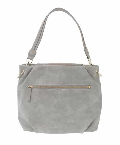 MK MICHEL KLEIN BAG / エムケーミッシェルクランバッグ ショルダーバッグ | 異素材ドッキングワンハンドルバッグ | 詳細3