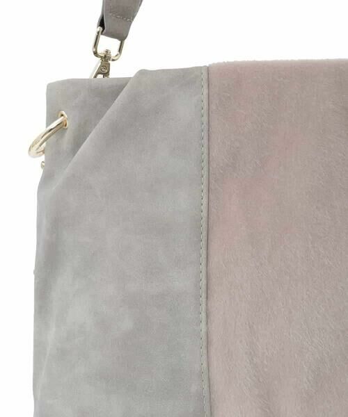 MK MICHEL KLEIN BAG / エムケーミッシェルクランバッグ ショルダーバッグ | 異素材ドッキングワンハンドルバッグ | 詳細5