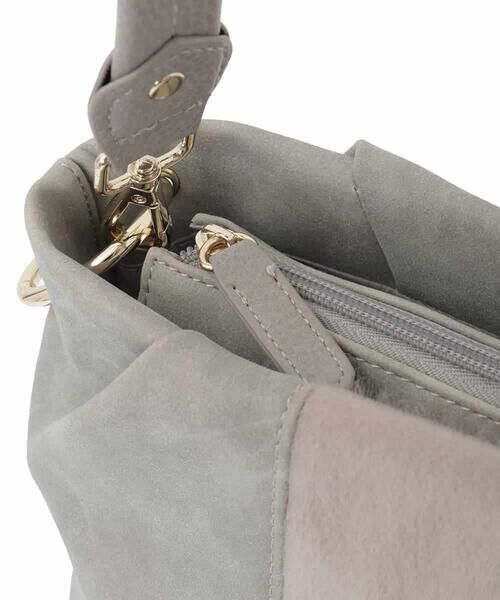 MK MICHEL KLEIN BAG / エムケーミッシェルクランバッグ ショルダーバッグ | 異素材ドッキングワンハンドルバッグ | 詳細8