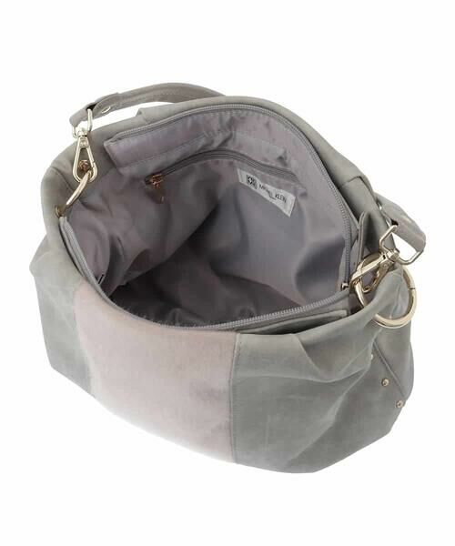 MK MICHEL KLEIN BAG / エムケーミッシェルクランバッグ ショルダーバッグ | 異素材ドッキングワンハンドルバッグ | 詳細9