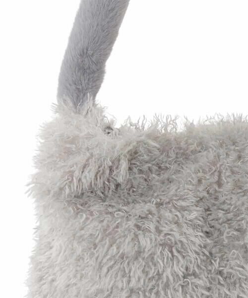 MK MICHEL KLEIN BAG / エムケーミッシェルクランバッグ トートバッグ | [2WAY]ファーショルダースクエアデザインバッグ | 詳細13