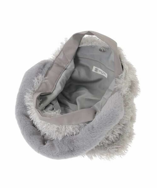 MK MICHEL KLEIN BAG / エムケーミッシェルクランバッグ トートバッグ | [2WAY]ファーショルダースクエアデザインバッグ | 詳細14