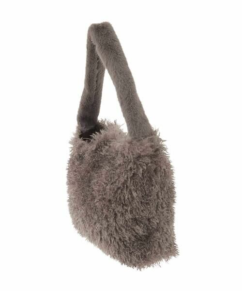 MK MICHEL KLEIN BAG / エムケーミッシェルクランバッグ トートバッグ | [2WAY]ファーショルダースクエアデザインバッグ | 詳細4