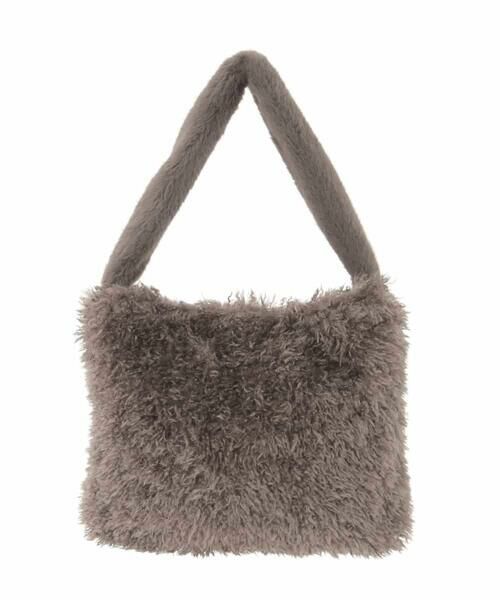 MK MICHEL KLEIN BAG / エムケーミッシェルクランバッグ トートバッグ | [2WAY]ファーショルダースクエアデザインバッグ | 詳細5