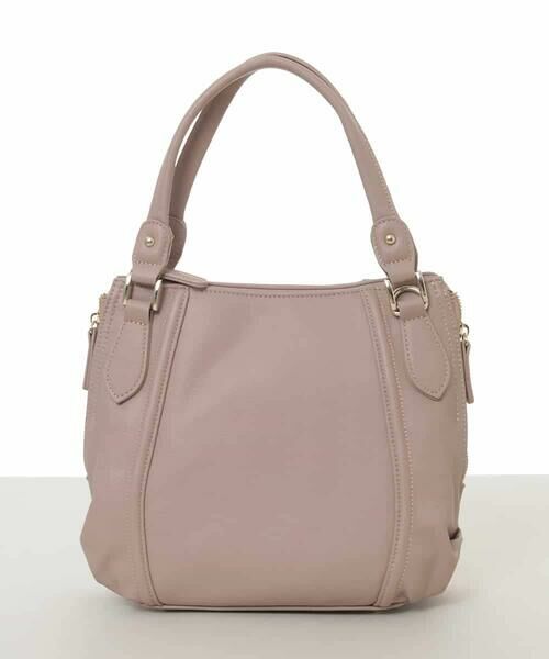 MK MICHEL KLEIN BAG / エムケーミッシェルクランバッグ トートバッグ | [2WAY]サイドジップコンパクトトートバッグ | 詳細1