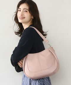 MK MICHEL KLEIN BAG / エムケーミッシェルクランバッグ ショルダーバッグ | [2WAY]ワンハンドルラウンドレザーバッグ