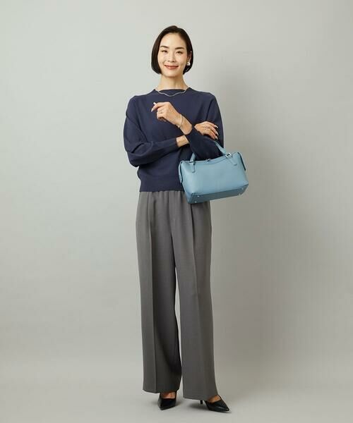 MK MICHEL KLEIN BAG / エムケーミッシェルクランバッグ トートバッグ | [2WAY]カウレザーコンパクトトートバッグ | 詳細16