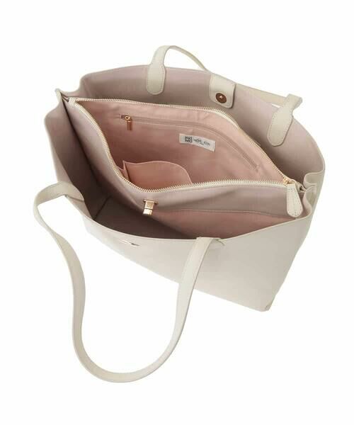 MK MICHEL KLEIN BAG / エムケーミッシェルクランバッグ トートバッグ | [A4収納可]牛革スクエアトートバッグ | 詳細11