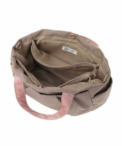 MK MICHEL KLEIN BAG / エムケーミッシェルクランバッグ トートバッグ | [撥水/2WAY]タックデザイントートバッグ | 詳細10