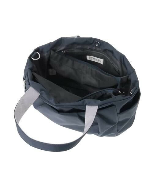 MK MICHEL KLEIN BAG / エムケーミッシェルクランバッグ トートバッグ | [撥水/2WAY]タックデザイントートバッグ | 詳細15