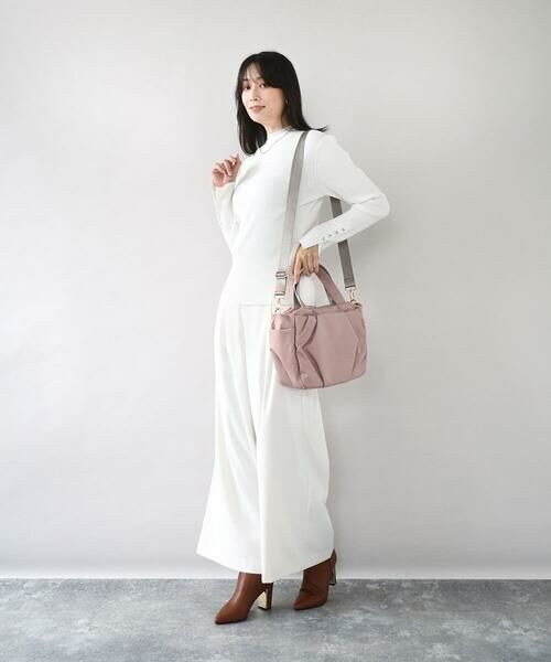 MK MICHEL KLEIN BAG / エムケーミッシェルクランバッグ トートバッグ | [撥水/2WAY]タックデザイントートバッグ | 詳細19