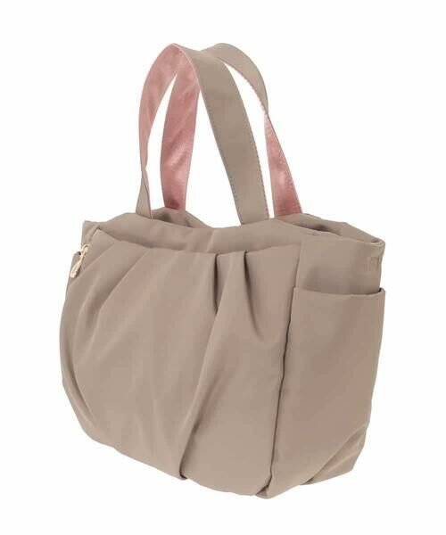 MK MICHEL KLEIN BAG / エムケーミッシェルクランバッグ トートバッグ | [撥水/2WAY]タックデザイントートバッグ | 詳細3