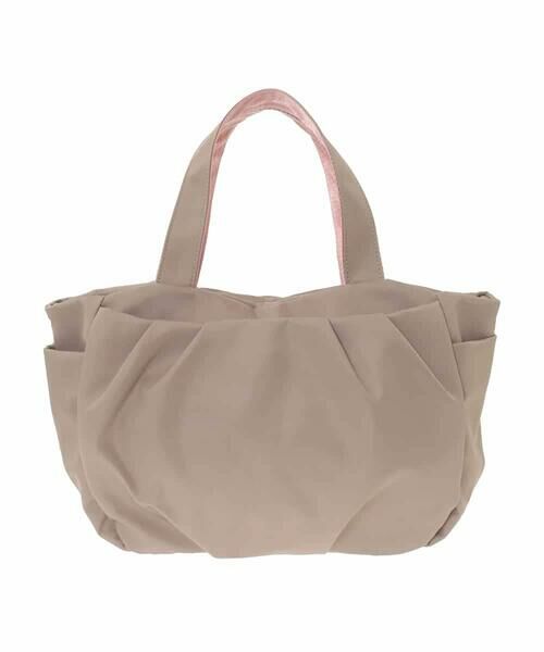 MK MICHEL KLEIN BAG / エムケーミッシェルクランバッグ トートバッグ | [撥水/2WAY]タックデザイントートバッグ | 詳細4