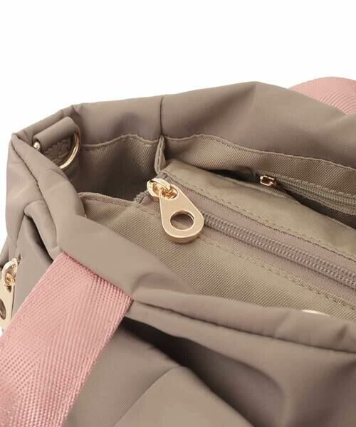 MK MICHEL KLEIN BAG / エムケーミッシェルクランバッグ トートバッグ | [撥水/2WAY]タックデザイントートバッグ | 詳細6