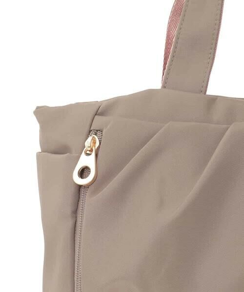 MK MICHEL KLEIN BAG / エムケーミッシェルクランバッグ トートバッグ | [撥水/2WAY]タックデザイントートバッグ | 詳細7