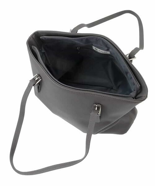 MK MICHEL KLEIN BAG / エムケーミッシェルクランバッグ トートバッグ | [2WAY/インナーバッグ付き]ベルトアクセントスクエアトートバッグ | 詳細10