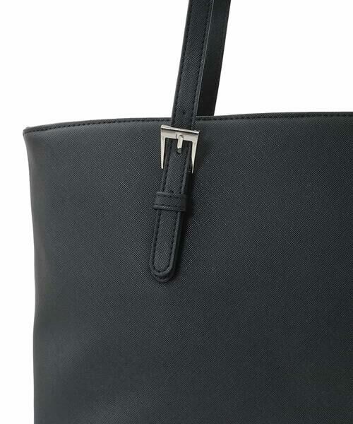 MK MICHEL KLEIN BAG / エムケーミッシェルクランバッグ トートバッグ | [2WAY/インナーバッグ付き]ベルトアクセントスクエアトートバッグ | 詳細14