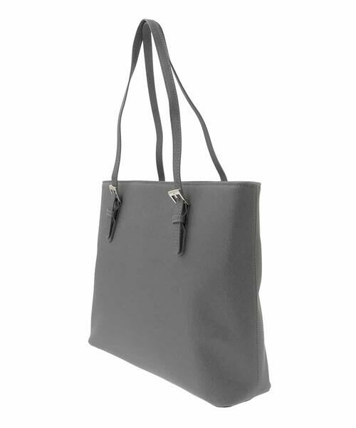 MK MICHEL KLEIN BAG / エムケーミッシェルクランバッグ トートバッグ | [2WAY/インナーバッグ付き]ベルトアクセントスクエアトートバッグ | 詳細3