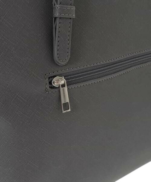 MK MICHEL KLEIN BAG / エムケーミッシェルクランバッグ トートバッグ | [2WAY/インナーバッグ付き]ベルトアクセントスクエアトートバッグ | 詳細6