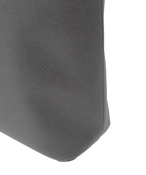 MK MICHEL KLEIN BAG / エムケーミッシェルクランバッグ トートバッグ | [2WAY/インナーバッグ付き]ベルトアクセントスクエアトートバッグ | 詳細7