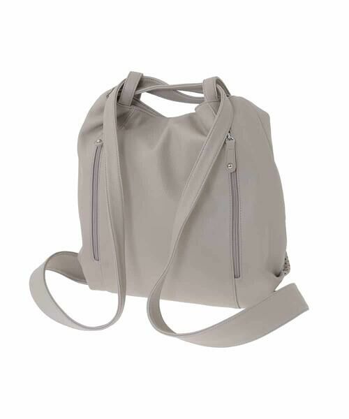 MK MICHEL KLEIN BAG / エムケーミッシェルクランバッグ トートバッグ | [2WAY]パンチングデザイン変形トートバッグ | 詳細12