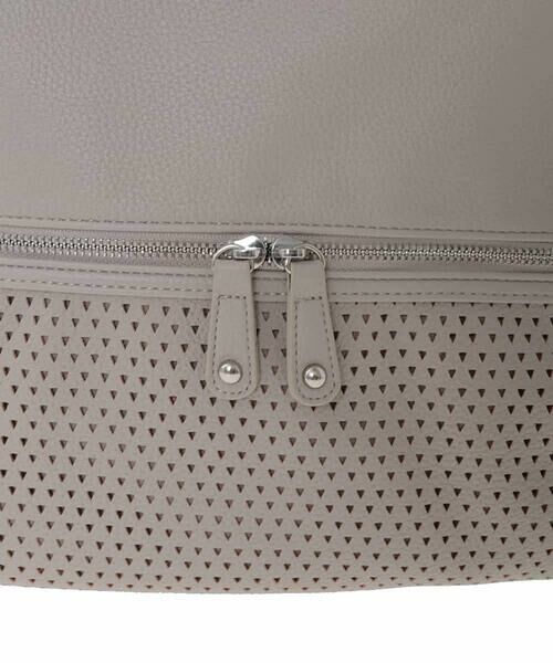 MK MICHEL KLEIN BAG / エムケーミッシェルクランバッグ トートバッグ | [2WAY]パンチングデザイン変形トートバッグ | 詳細14