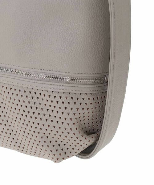 MK MICHEL KLEIN BAG / エムケーミッシェルクランバッグ トートバッグ | [2WAY]パンチングデザイン変形トートバッグ | 詳細15