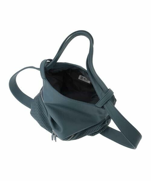 MK MICHEL KLEIN BAG / エムケーミッシェルクランバッグ トートバッグ | [2WAY]パンチングデザイン変形トートバッグ | 詳細3