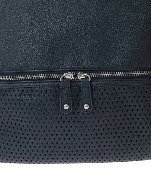 MK MICHEL KLEIN BAG / エムケーミッシェルクランバッグ トートバッグ | [2WAY]パンチングデザイン変形トートバッグ | 詳細5