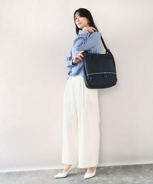 MK MICHEL KLEIN BAG / エムケーミッシェルクランバッグ トートバッグ | [2WAY]パンチングデザイン変形トートバッグ | 詳細7