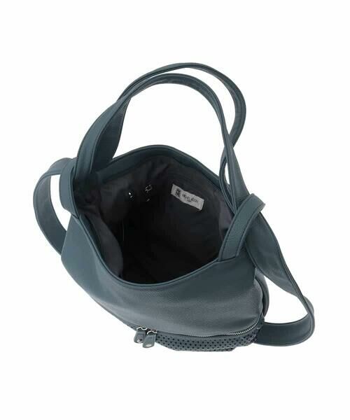 MK MICHEL KLEIN BAG / エムケーミッシェルクランバッグ トートバッグ | [2WAY]パンチングデザイン変形ミニトートバッグ | 詳細10