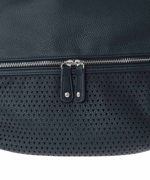 MK MICHEL KLEIN BAG / エムケーミッシェルクランバッグ トートバッグ | [2WAY]パンチングデザイン変形ミニトートバッグ | 詳細11