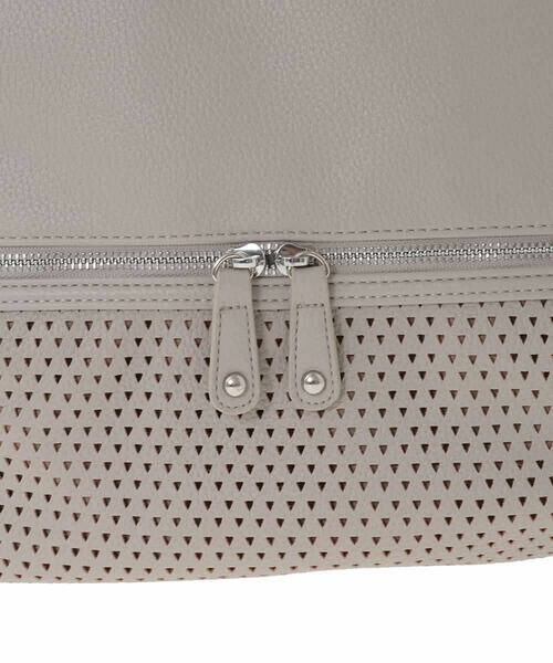 MK MICHEL KLEIN BAG / エムケーミッシェルクランバッグ トートバッグ | [2WAY]パンチングデザイン変形ミニトートバッグ | 詳細13