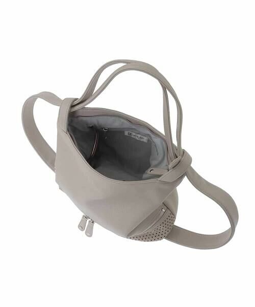 MK MICHEL KLEIN BAG / エムケーミッシェルクランバッグ トートバッグ | [2WAY]パンチングデザイン変形ミニトートバッグ | 詳細14