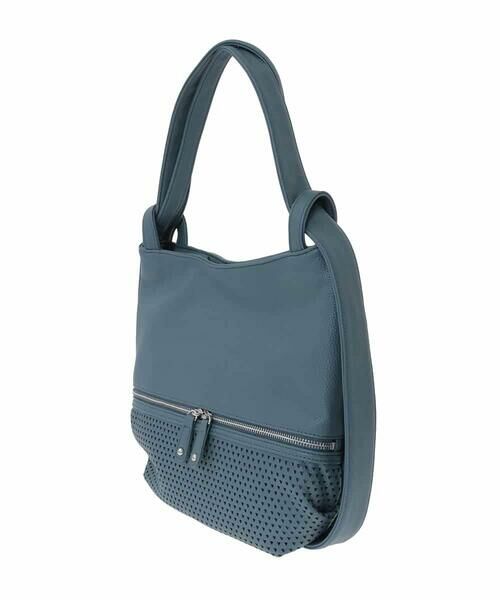 MK MICHEL KLEIN BAG / エムケーミッシェルクランバッグ トートバッグ | [2WAY]パンチングデザイン変形ミニトートバッグ | 詳細2