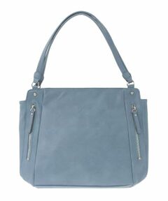MK MICHEL KLEIN BAG / エムケーミッシェルクランバッグ トートバッグ | [2WAY/A4収納可]ジップデザインスクエアトートバッグ