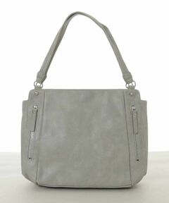 MK MICHEL KLEIN BAG / エムケーミッシェルクランバッグ トートバッグ | [2WAY/A4収納可]ジップデザインスクエアトートバッグ