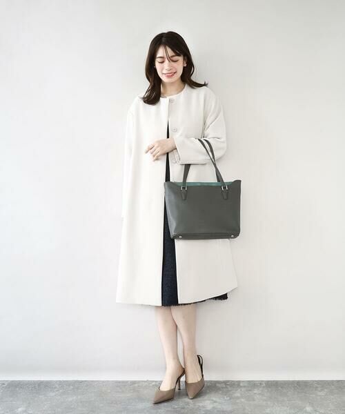 MK MICHEL KLEIN BAG / エムケーミッシェルクランバッグ トートバッグ | [2WAY]合成皮革切り替えデザイントートバッグ | 詳細16