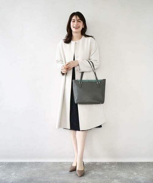 MK MICHEL KLEIN BAG / エムケーミッシェルクランバッグ トートバッグ | [2WAY]合成皮革切り替えデザイントートバッグ | 詳細17