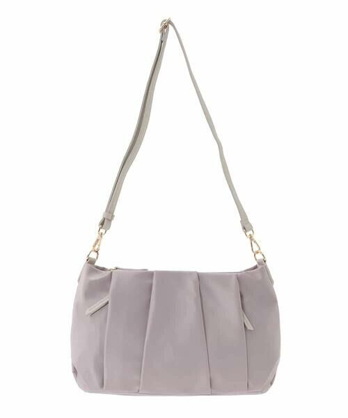 MK MICHEL KLEIN BAG / エムケーミッシェルクランバッグ ショルダーバッグ | [2WAY/500g以下の軽量]タックデザインワンショルダーバッグ | 詳細10