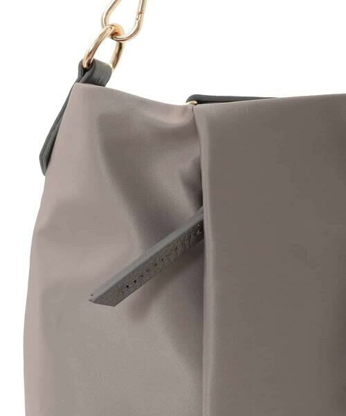 MK MICHEL KLEIN BAG / エムケーミッシェルクランバッグ ショルダーバッグ | [2WAY/500g以下の軽量]タックデザインワンショルダーバッグ | 詳細11