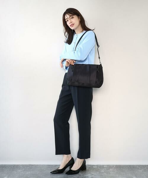 MK MICHEL KLEIN BAG / エムケーミッシェルクランバッグ ショルダーバッグ | [2WAY/500g以下の軽量]タックデザインワンショルダーバッグ | 詳細19