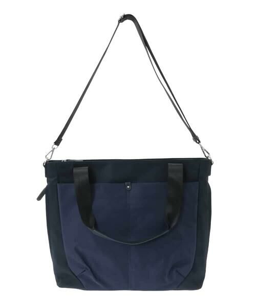 MK MICHEL KLEIN BAG / エムケーミッシェルクランバッグ トートバッグ | [撥水/2WAY]多機能ポケットビッグスクエアバッグ | 詳細10