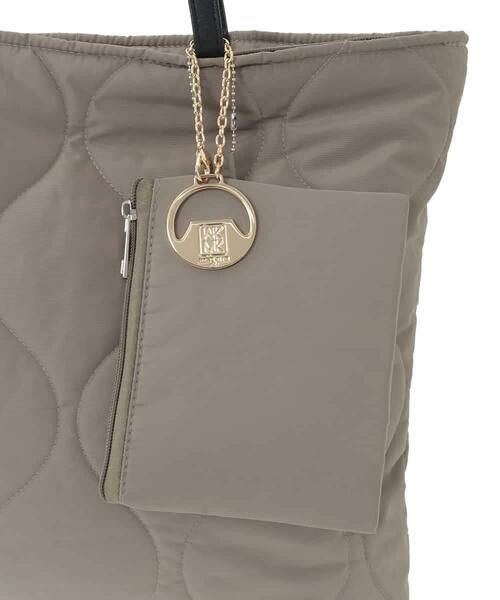 MK MICHEL KLEIN BAG / エムケーミッシェルクランバッグ トートバッグ | [ポーチ・チャーム付き/A4収納可]キルティングスクエアトートバッグ | 詳細11