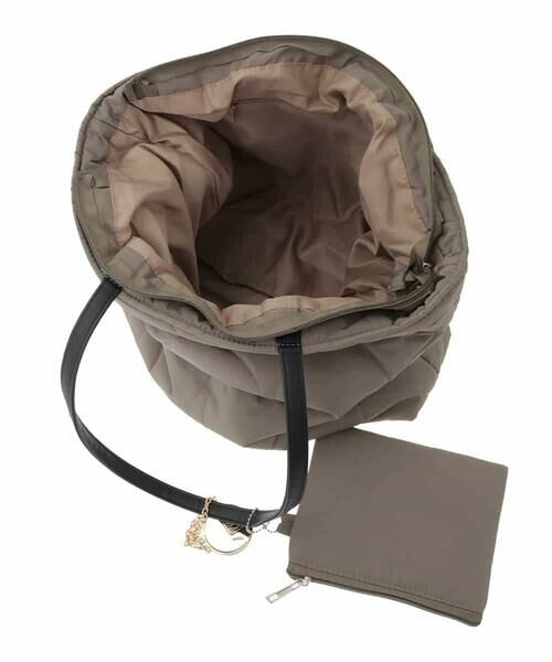 MK MICHEL KLEIN BAG / エムケーミッシェルクランバッグ トートバッグ | [ポーチ・チャーム付き/A4収納可]キルティングスクエアトートバッグ | 詳細12