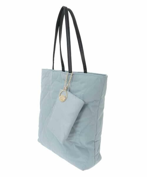 MK MICHEL KLEIN BAG / エムケーミッシェルクランバッグ トートバッグ | [ポーチ・チャーム付き/A4収納可]キルティングスクエアトートバッグ | 詳細2