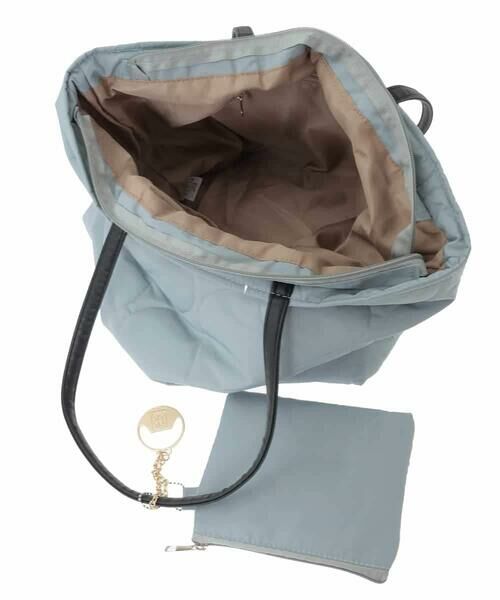 MK MICHEL KLEIN BAG / エムケーミッシェルクランバッグ トートバッグ | [ポーチ・チャーム付き/A4収納可]キルティングスクエアトートバッグ | 詳細7